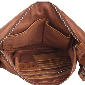 NEW LATICO LEATHER ~ CALLIE SLING/CROSSBODY BAG WITH TWO SIDE ZIPPER POCKETS